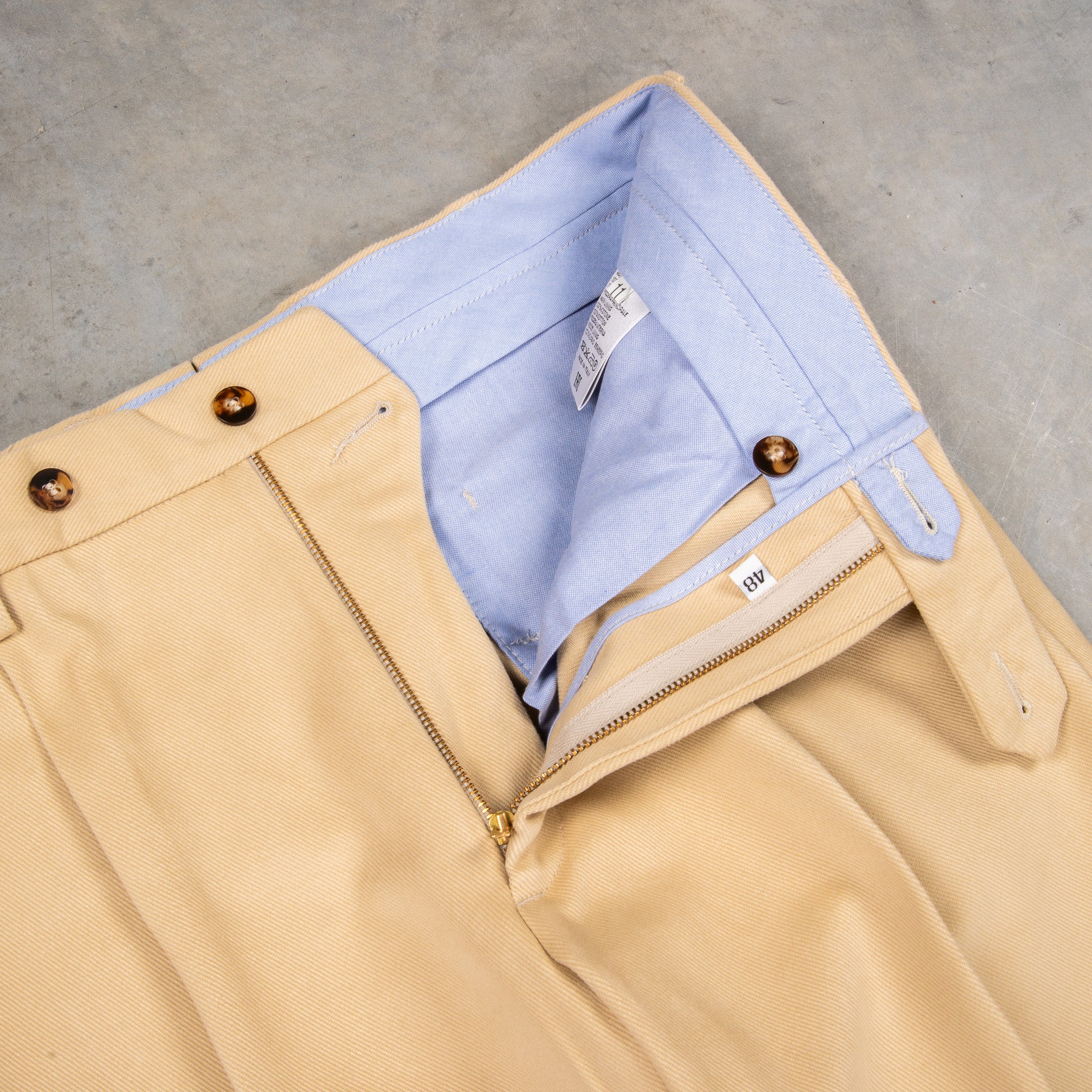 Rota Cotton Drill Pants Beige