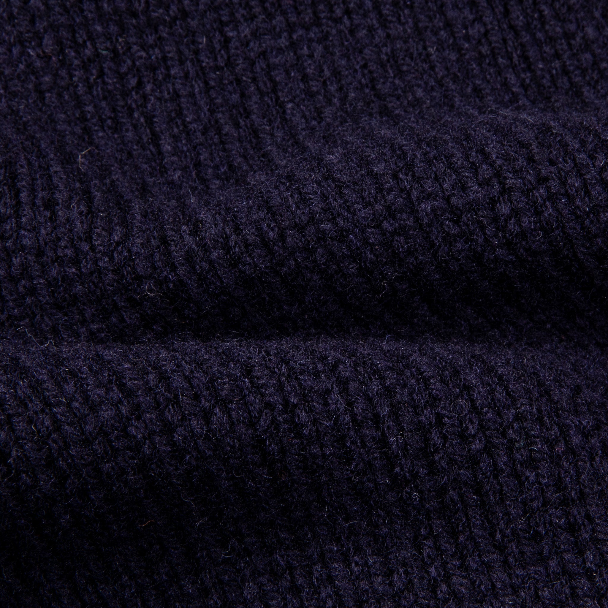 William Lockie x Frans Boone Alain 3-Pocket Cardigan Lambswool Navy