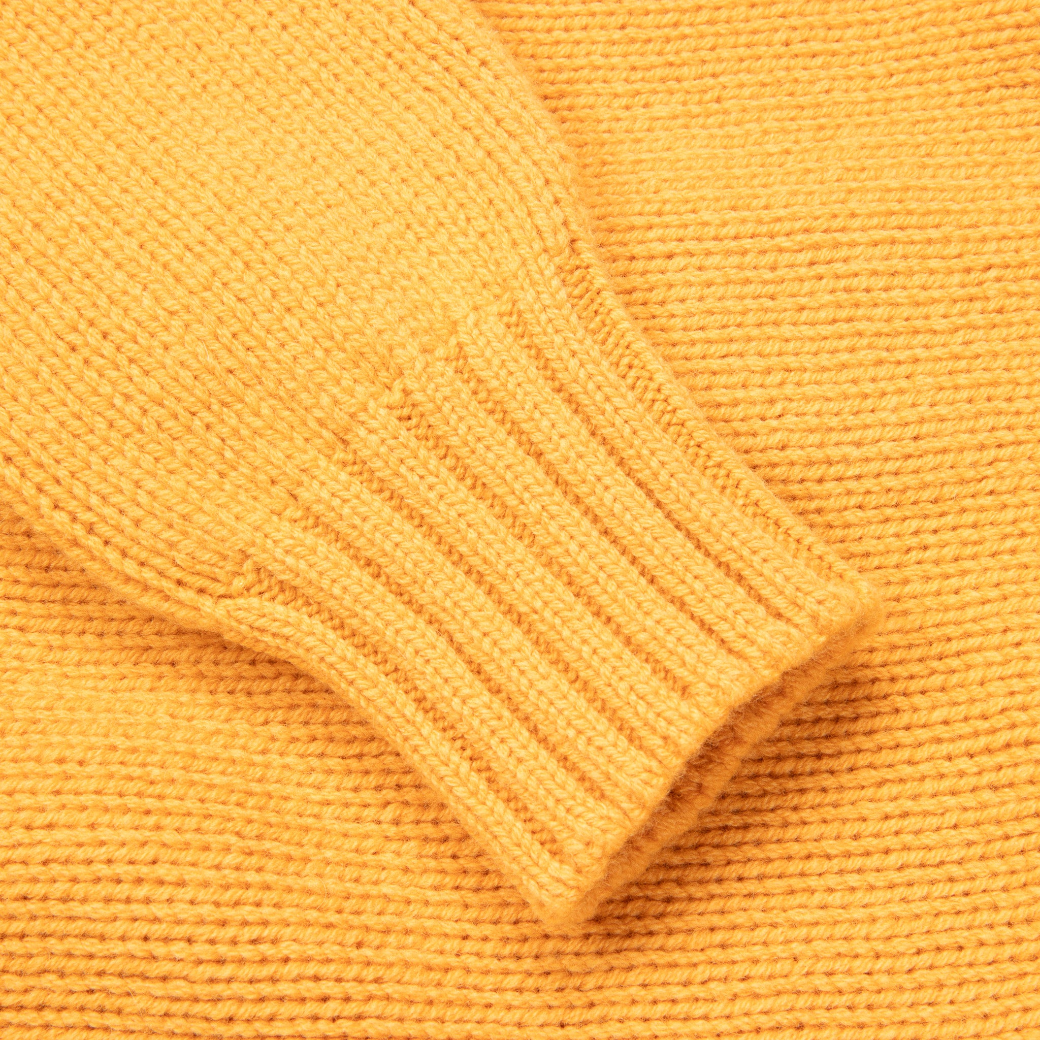 William Lockie x Frans Boone Alain 3-Pocket Cardigan Lambswool Harvest Gold