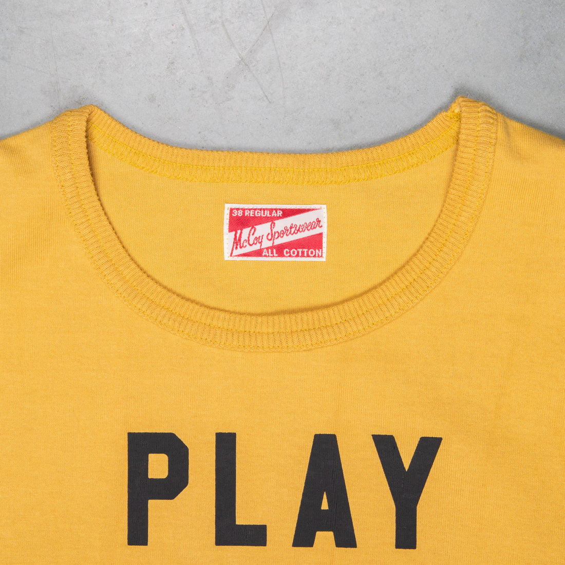 The Real McCoy's Football T-Shirt Sticky Fingers Corn