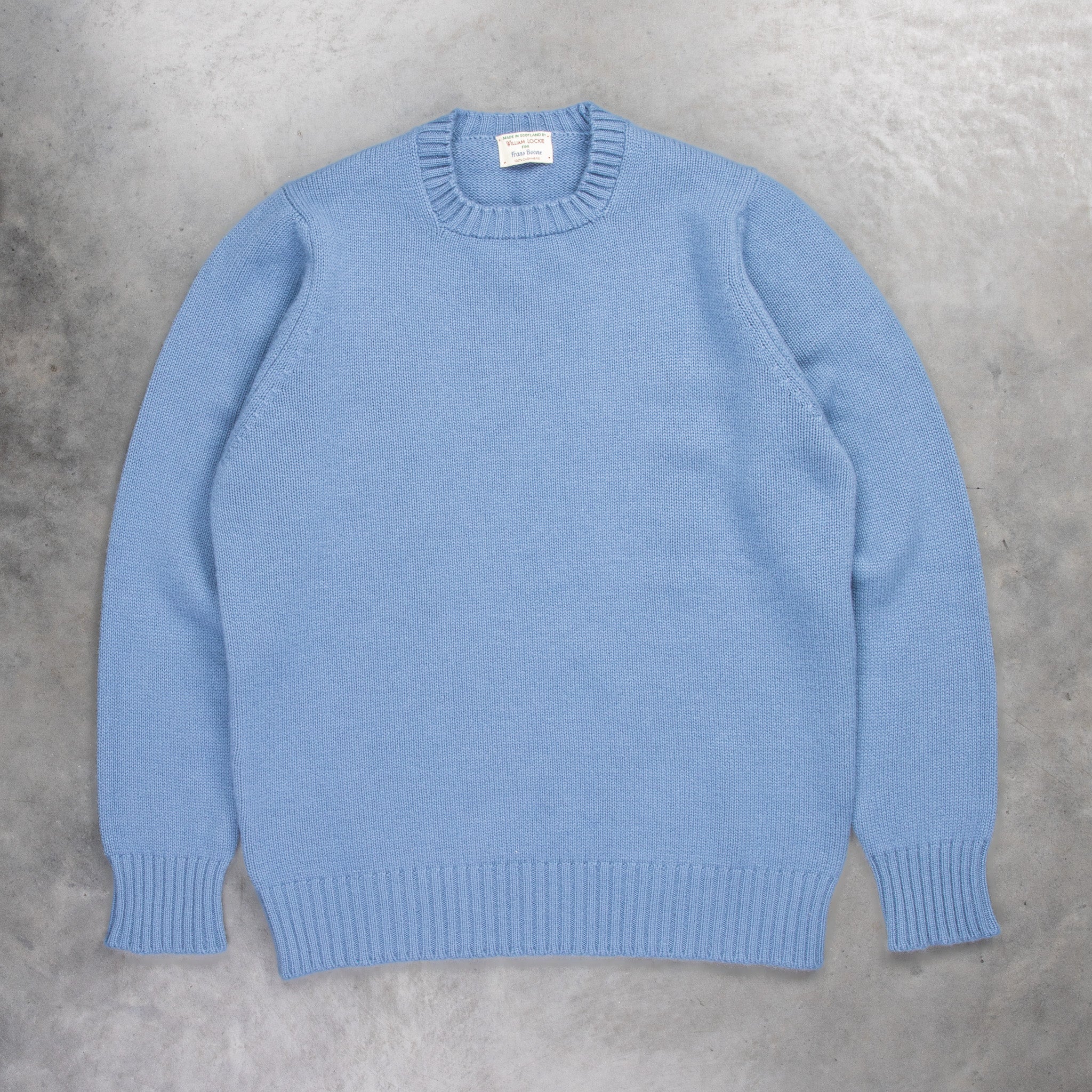 William Lockie x Frans Boone Nis Cashmere Crew Neck Anvil – Frans Boone ...