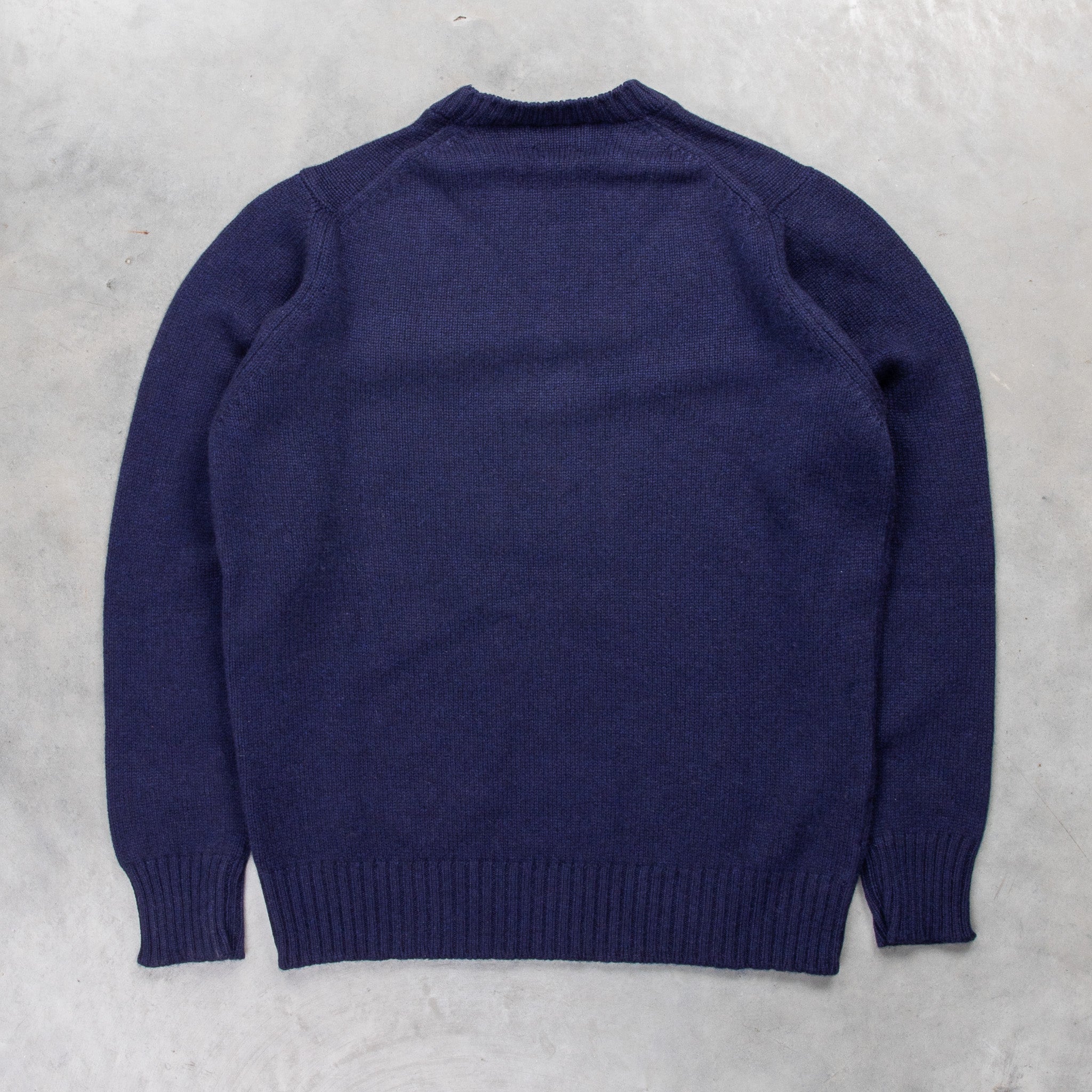 ラフ&スウェル　BOGEY セーター ネイビー 61 William Lockie x Frans Boone Nis Cashmere Crew Neck Blackberry