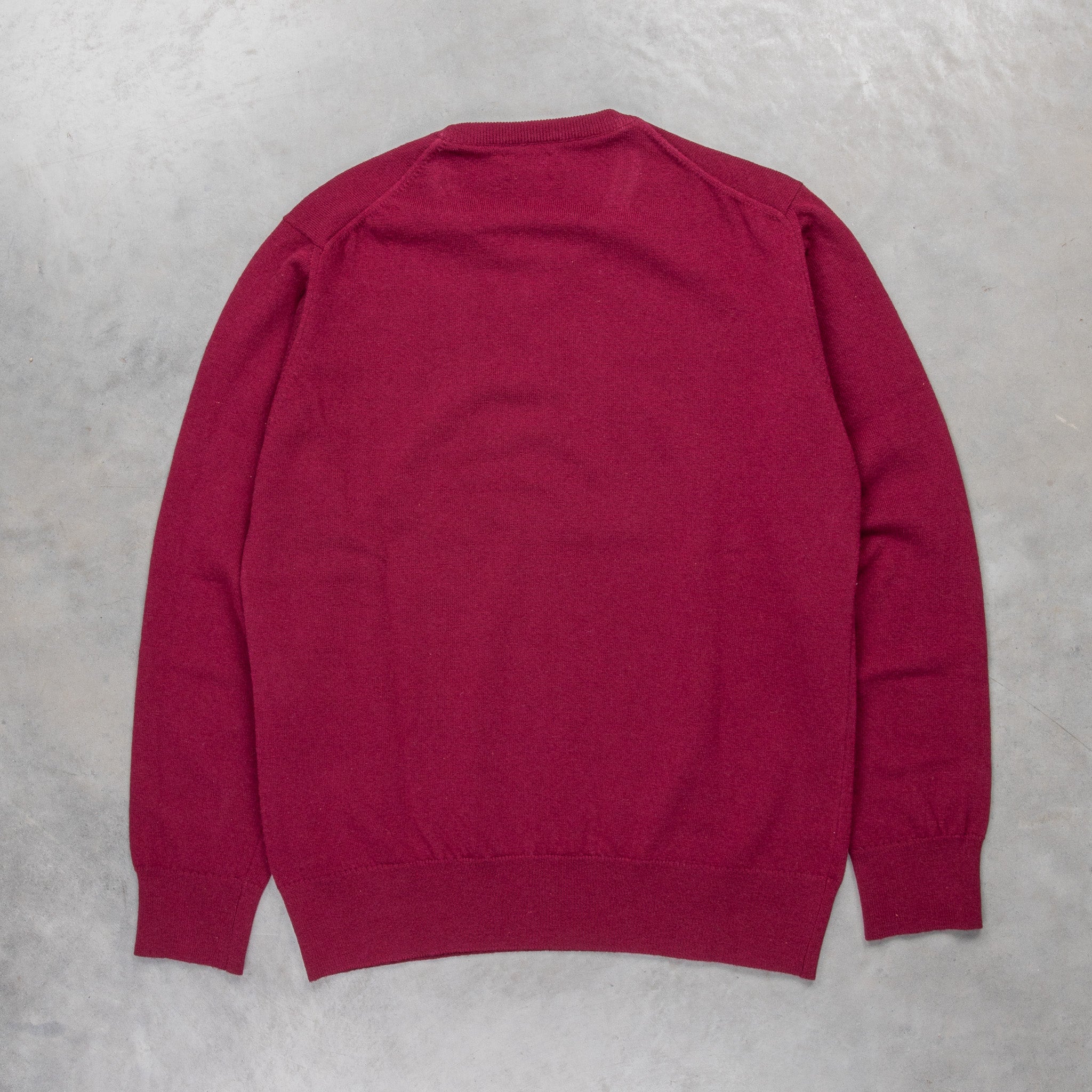 William Lockie x Frans Boone Super Geelong Vintage fit sweater damson