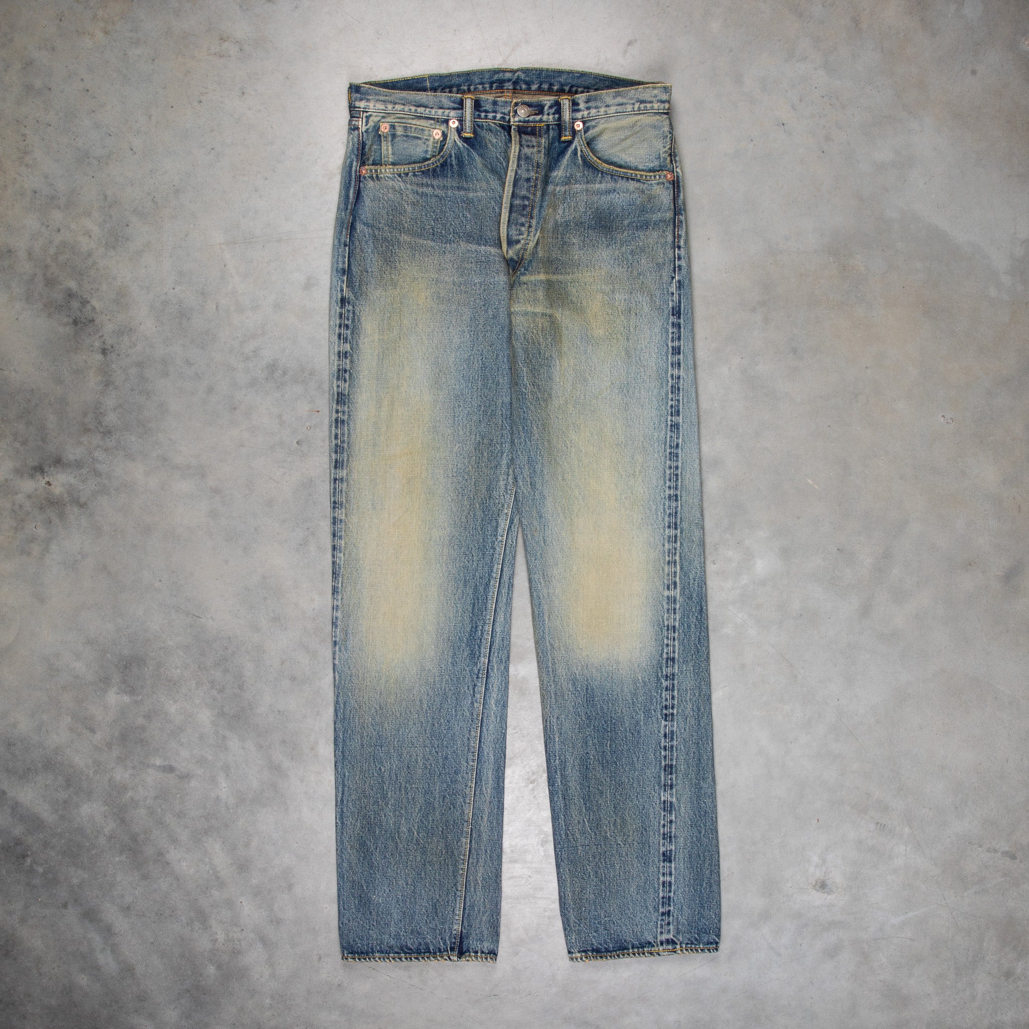 The Real McCoy&#39;s 001XX Washed Jeans