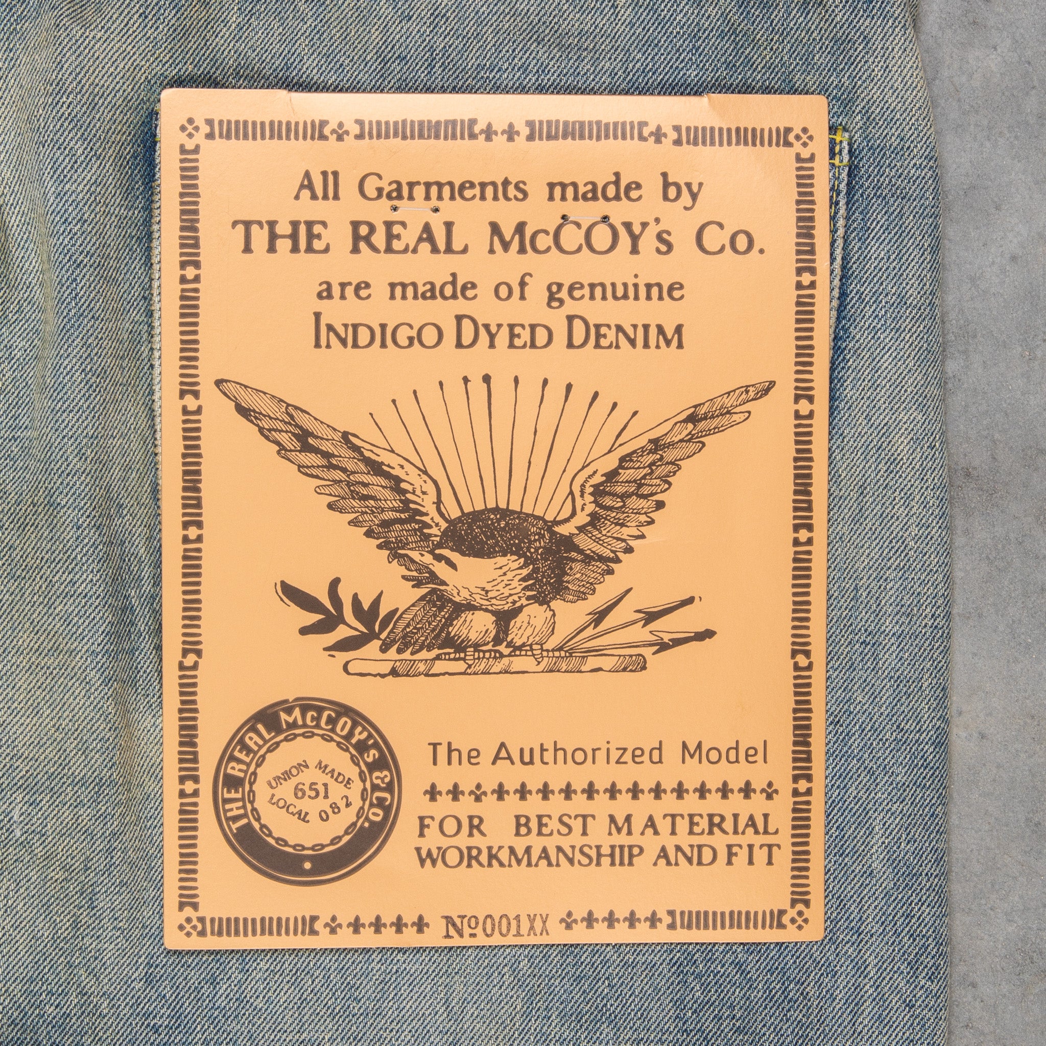 The Real McCoy&#39;s 001XX Washed Jeans