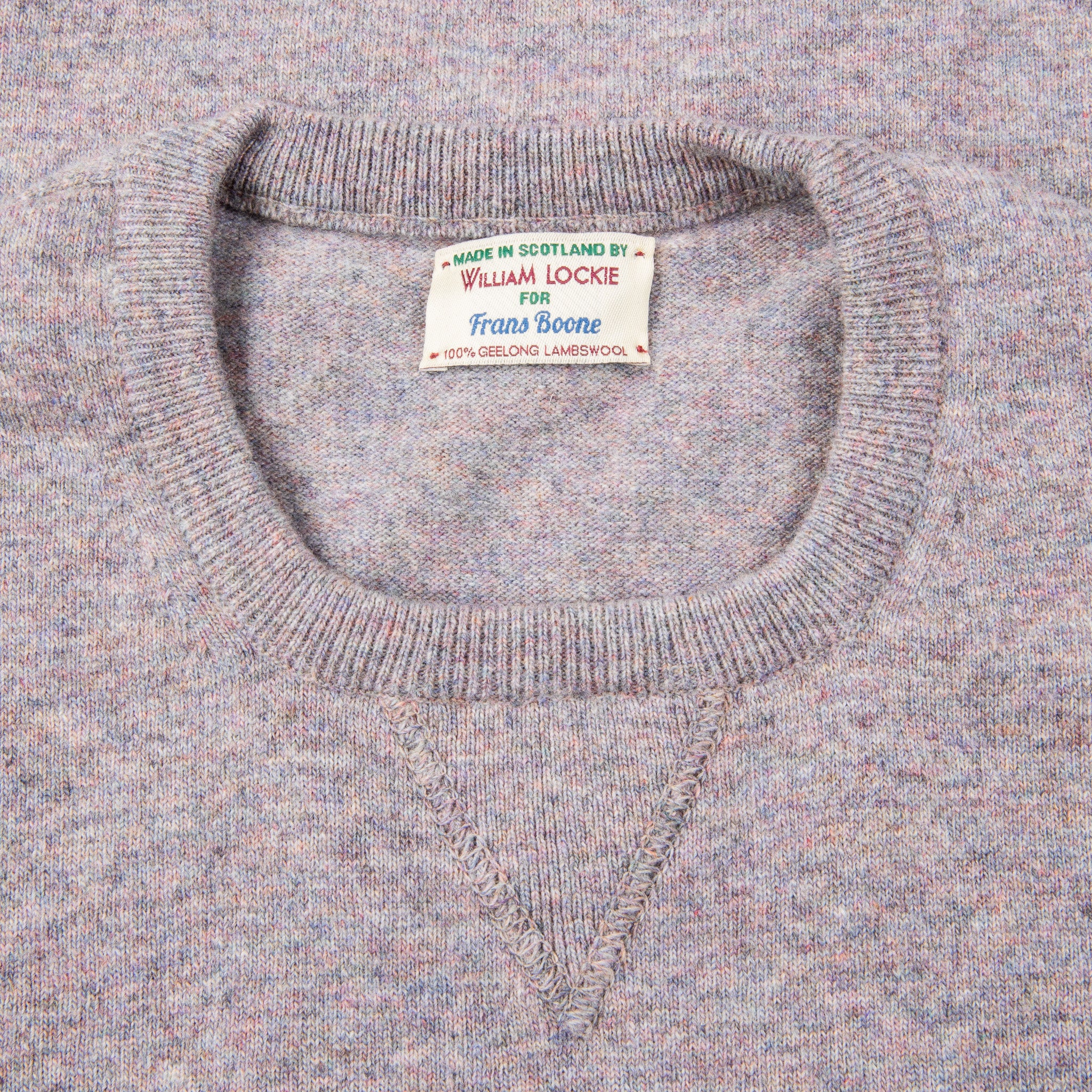 William Lockie x Frans Boone Super Geelong Vintage fit sweater marble ...