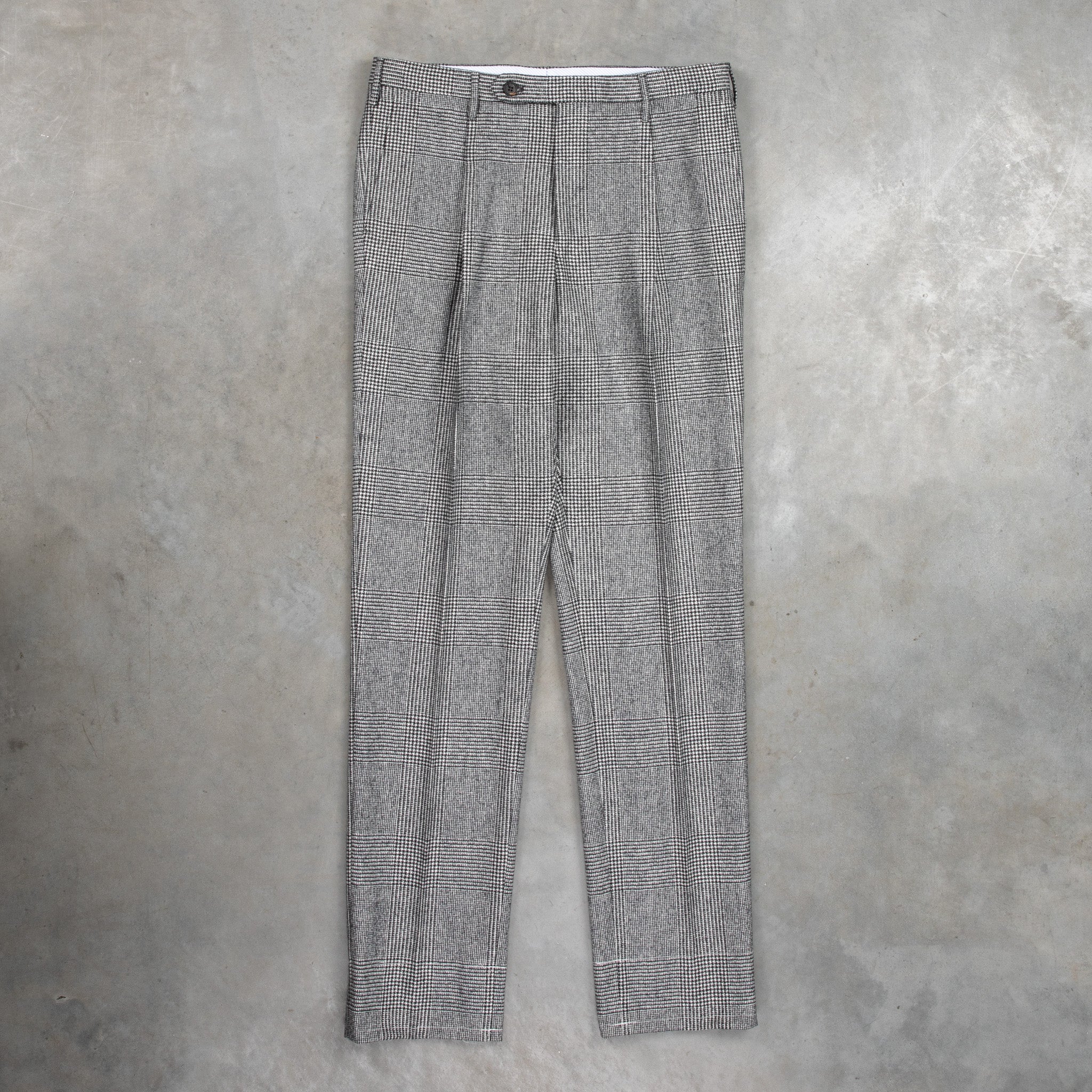 Rota Wool Prince of Wales Check High Rise Pants