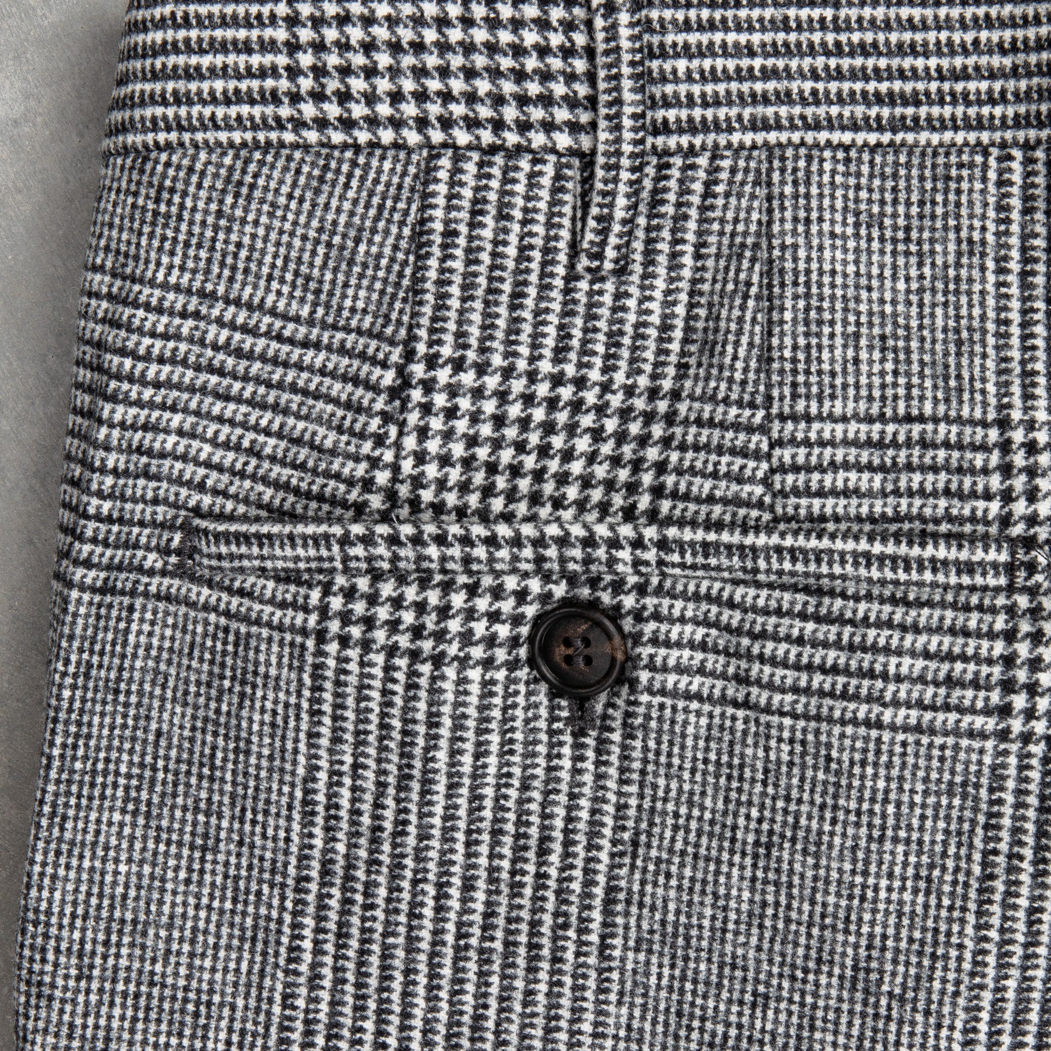 Rota Wool Prince of Wales Check High Rise Pants – Frans Rota Wool Prince of Wales Check High Rise Pants – Frans