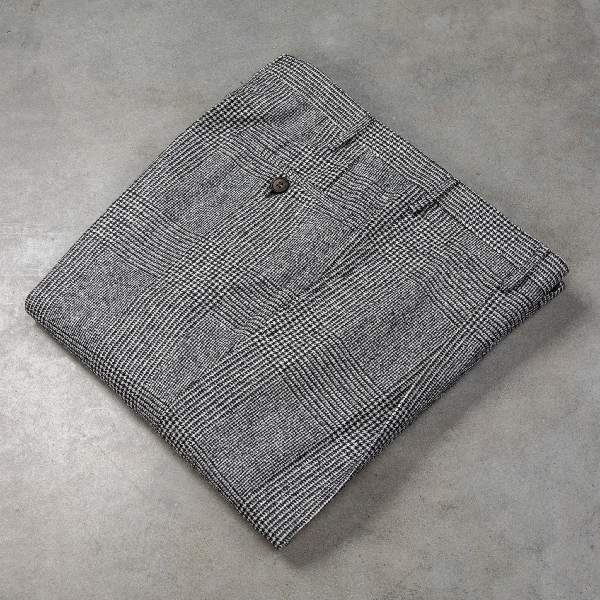 Rota Wool Prince of Wales Check High Rise Pants