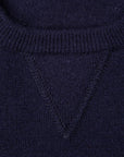 William Lockie x Frans Boone Super Geelong Vintage fit sweater Dark Navy