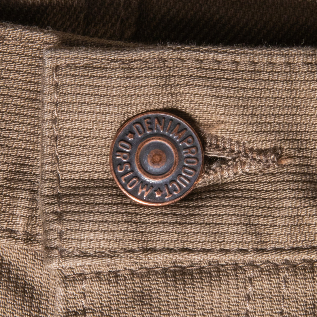 Orslow  107 Cotton Pique Ivy Fit pants Dusty olive