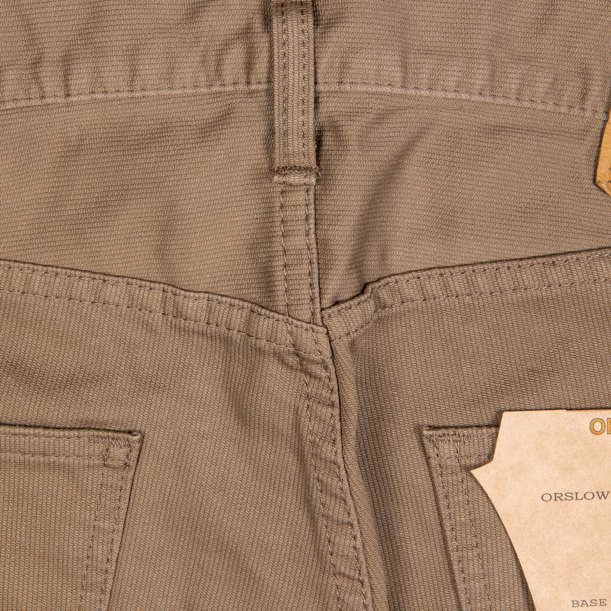 Orslow 107 Cotton Pique Ivy Fit Pants Dusty Olive