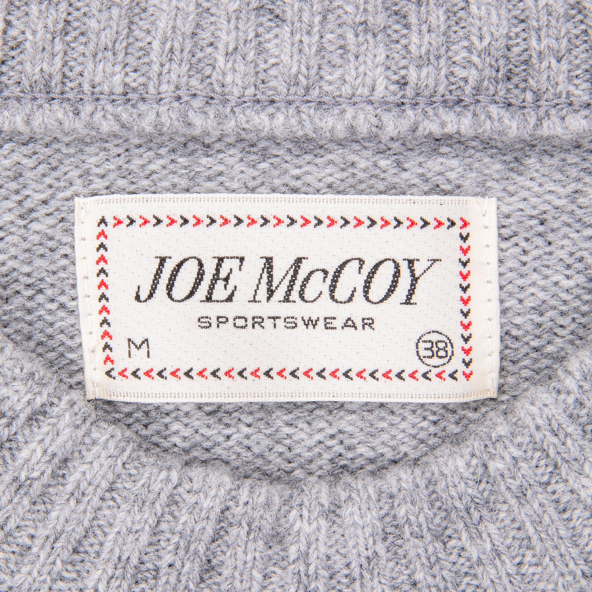 The Real McCoy&#39;s Wool Crewneck Sweater Grey