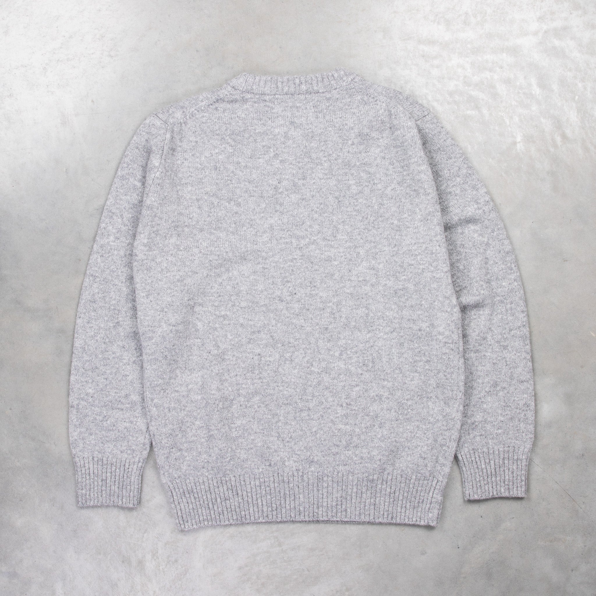 The Real McCoy&#39;s Wool Crewneck Sweater Grey