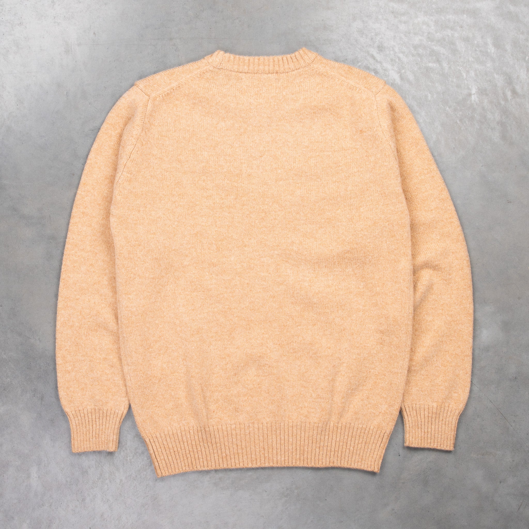 The Real McCoy&#39;s Wool Crew Neck Sweater Beige