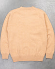 The Real McCoy's Wool Crew Neck Sweater Beige