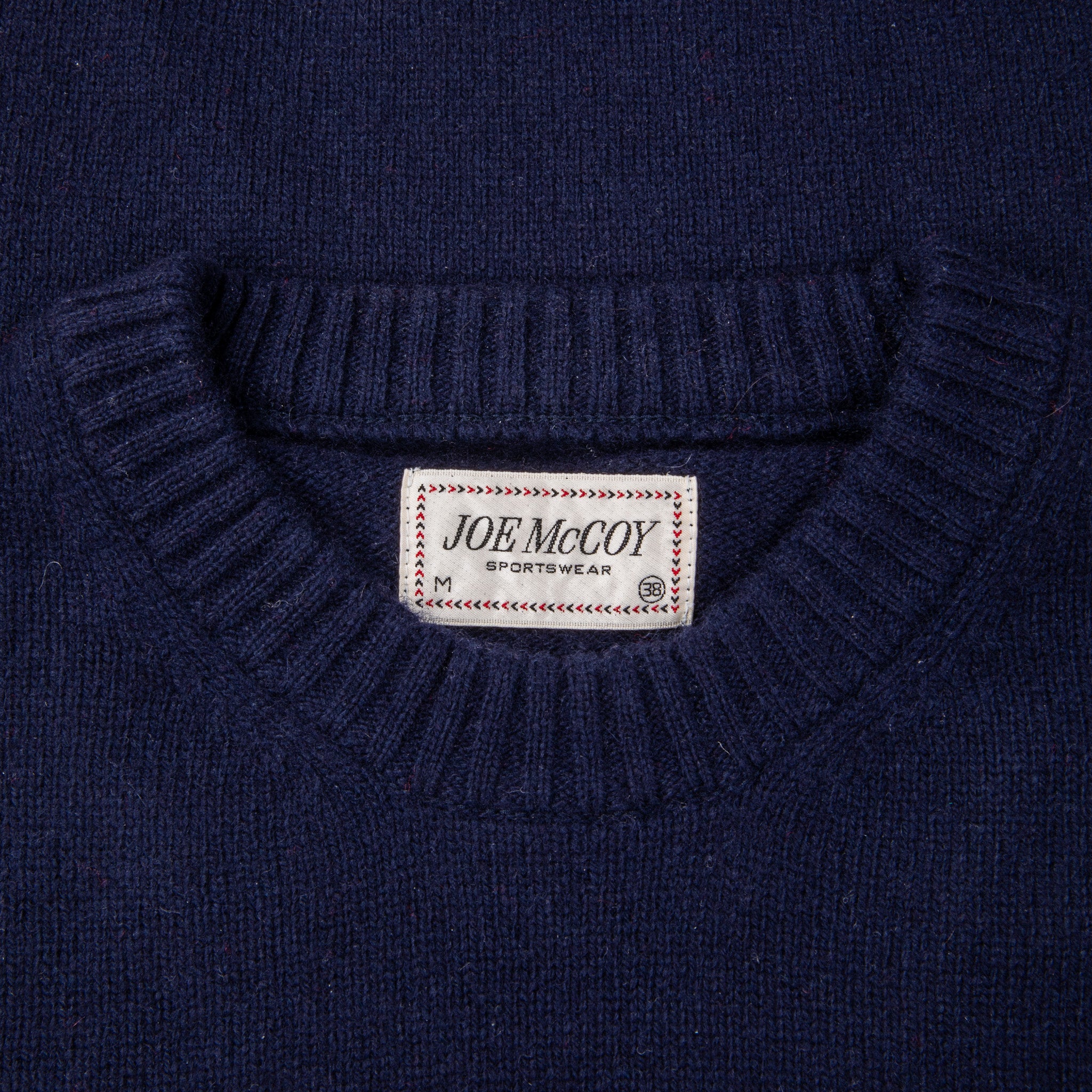 The Real McCoy&#39;s Wool Crewneck Sweater Navy