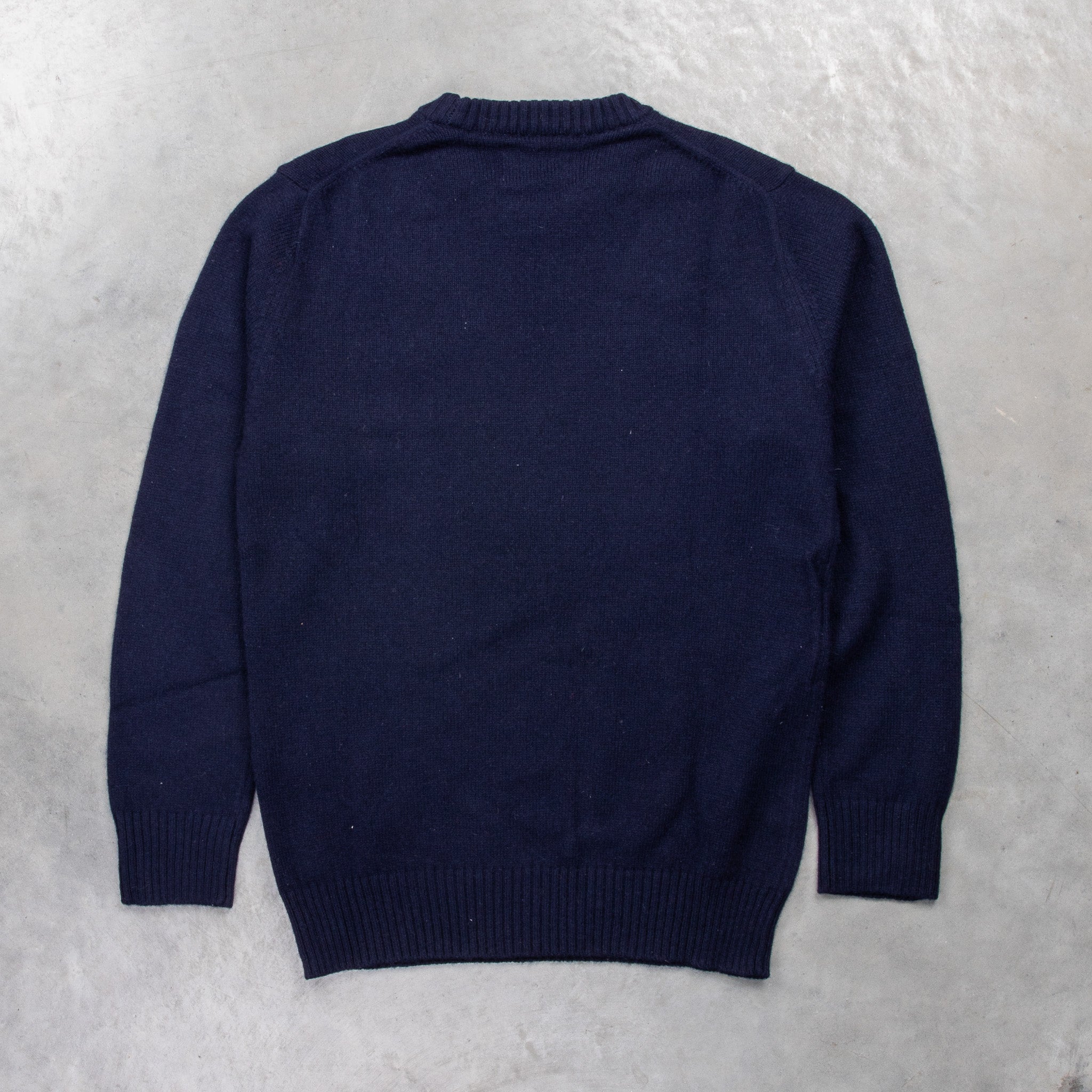 The Real McCoy&#39;s Wool Crewneck Sweater Navy