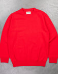 The Real McCoy's Wool Crewneck Sweater Red