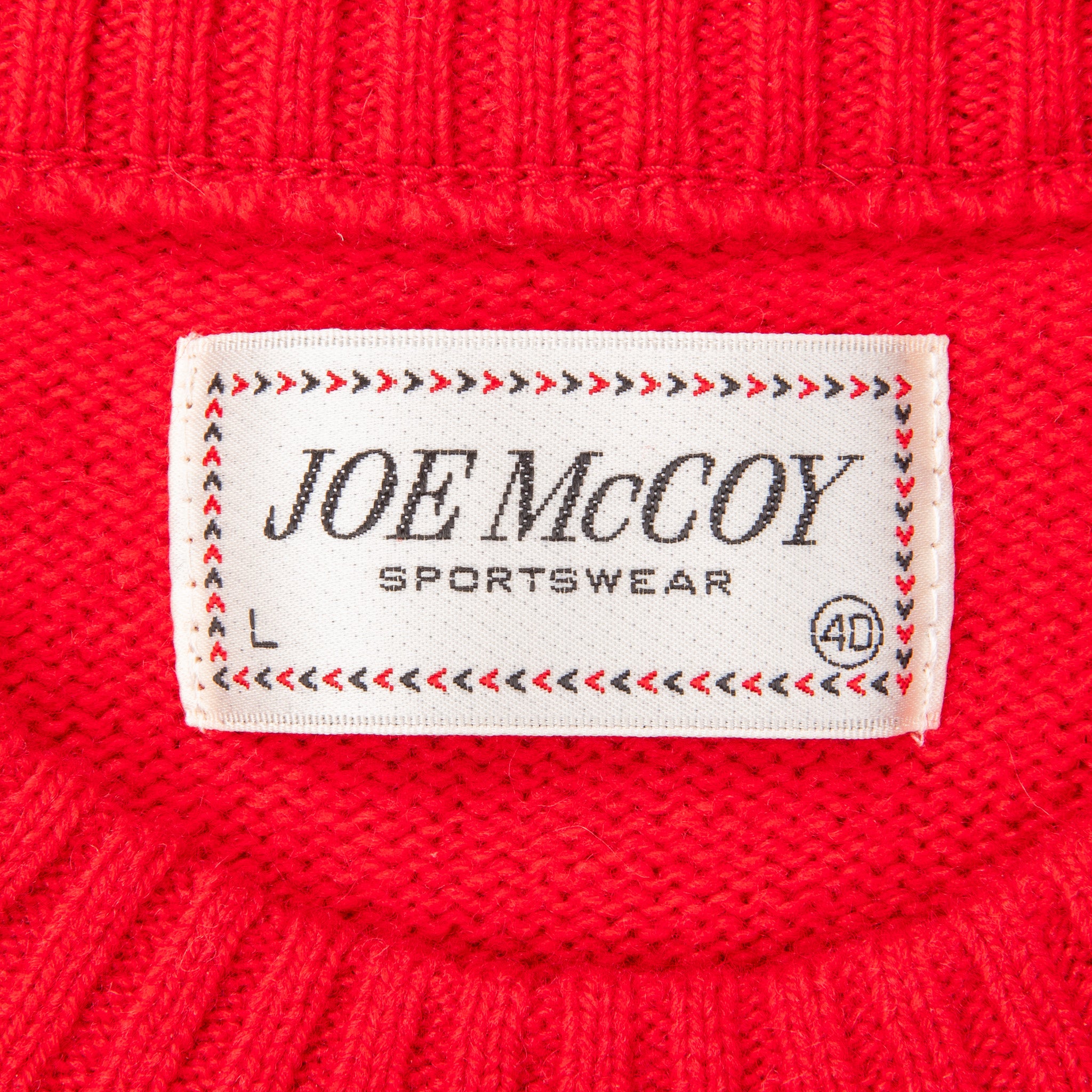 The Real McCoy&#39;s Wool Crewneck Sweater Red