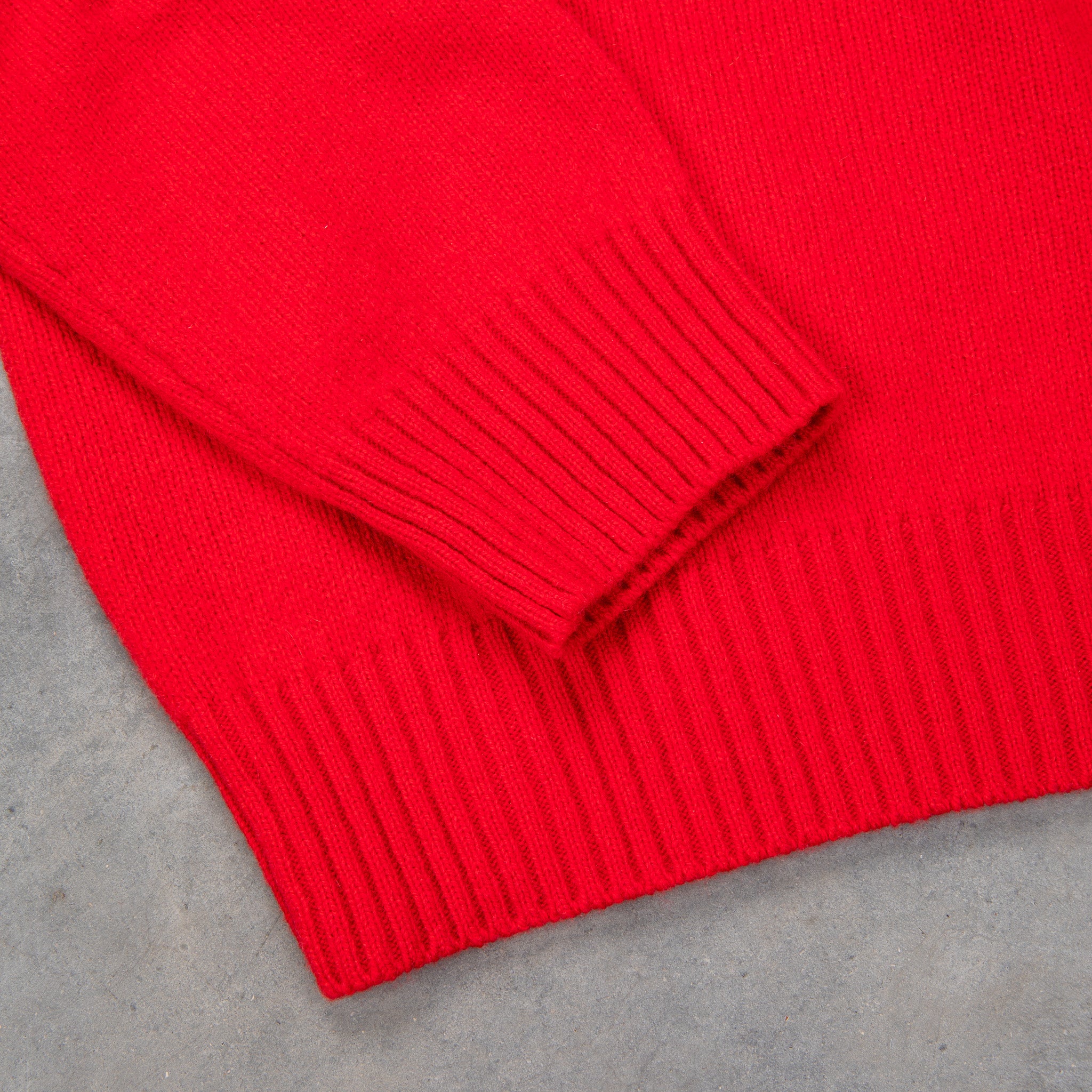 The Real McCoy&#39;s Wool Crewneck Sweater Red