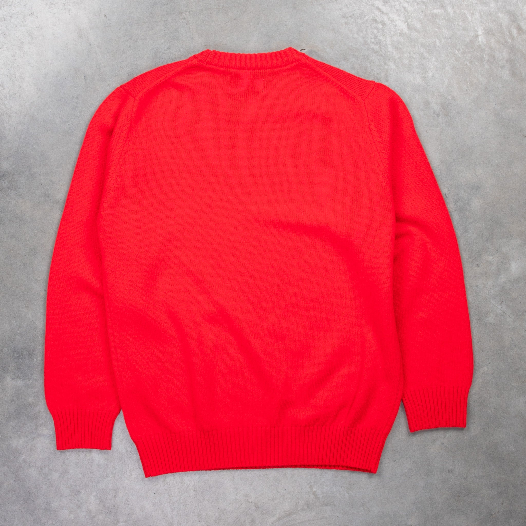 The Real McCoy&#39;s Wool Crewneck Sweater Red