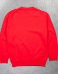 The Real McCoy's Wool Crewneck Sweater Red