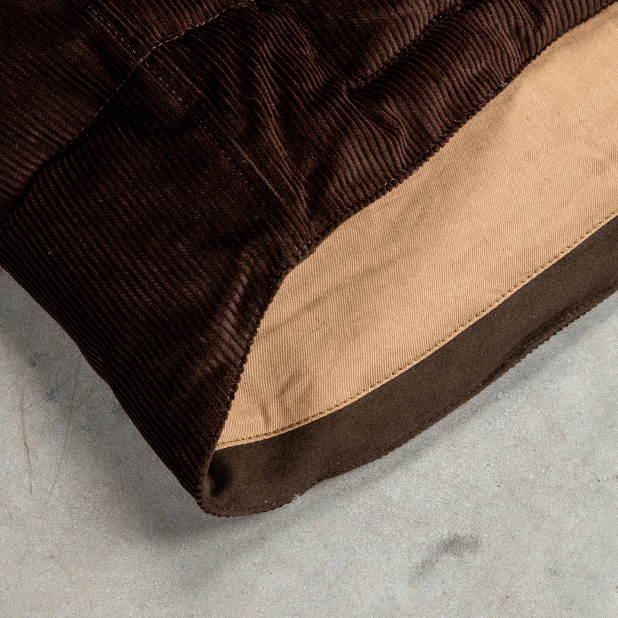 Manifattura Ceccarelli Goose down vest  Corduroy Brown Frans Boone Exclusive