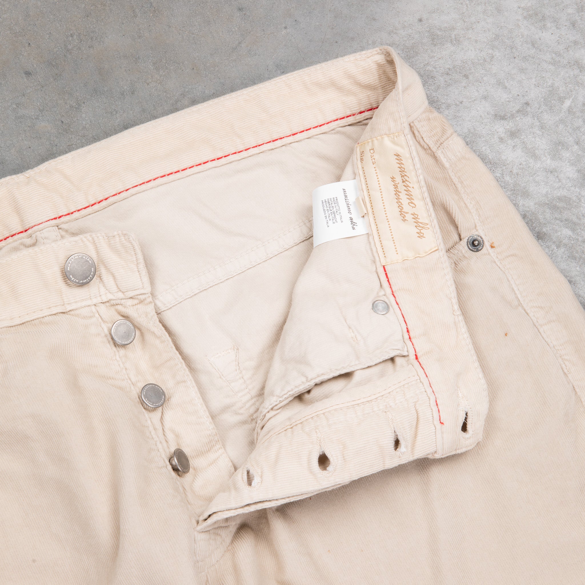 Massimo Alba Alunga Cord Five-Pocket Trousers Calce