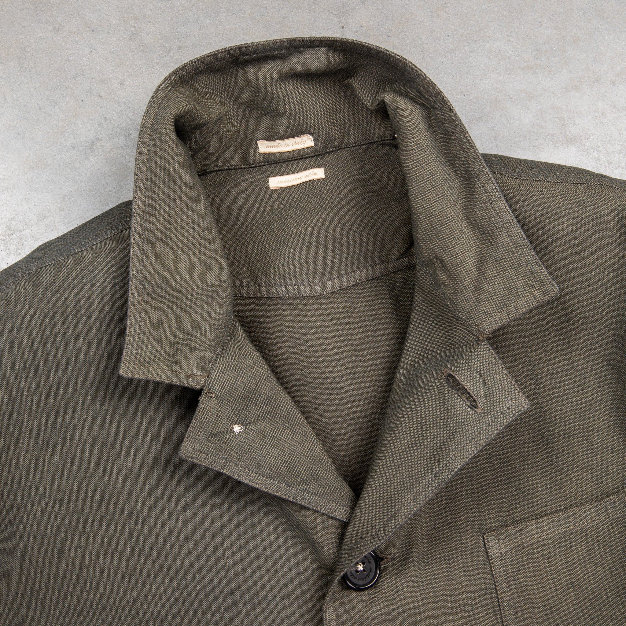 Massimo Alba Florida Shirt Jacket Ebano