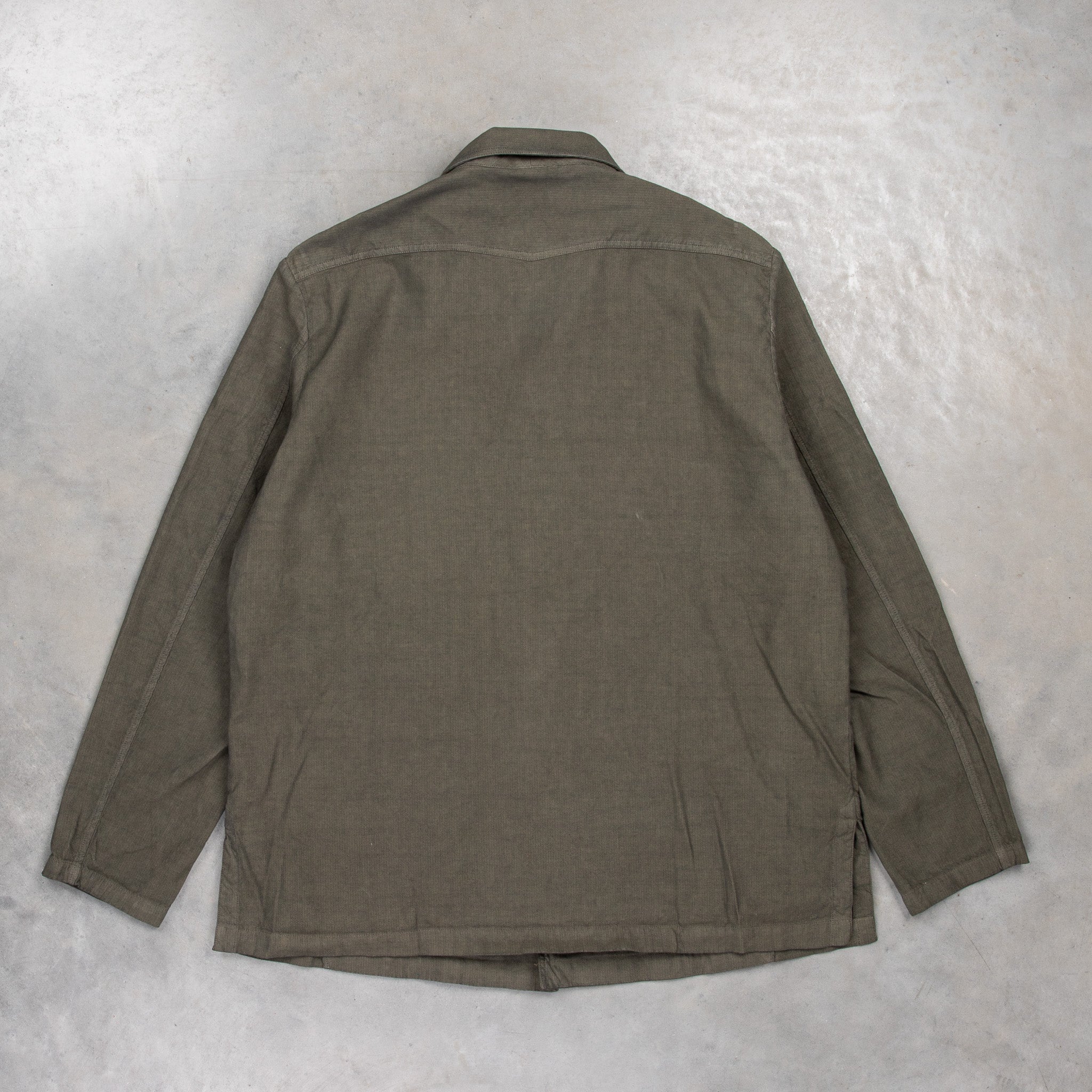 Massimo Alba Florida Shirt Jacket Ebano