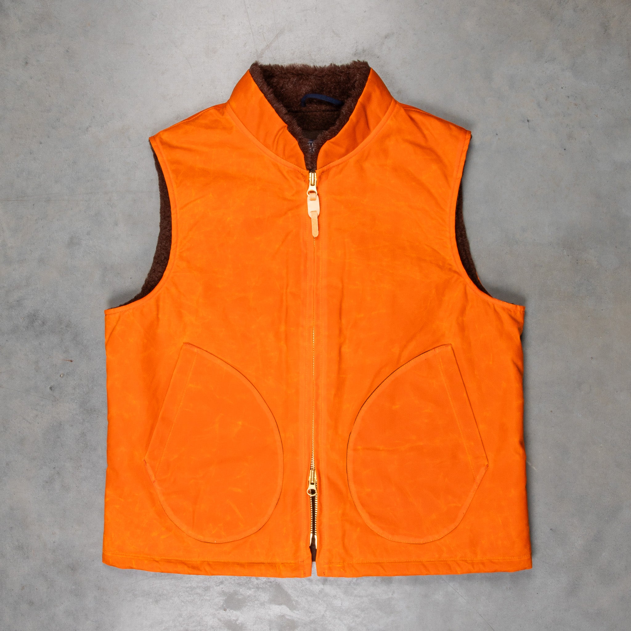 Manifattura Ceccarelli Mountain Vest Wax Orange
