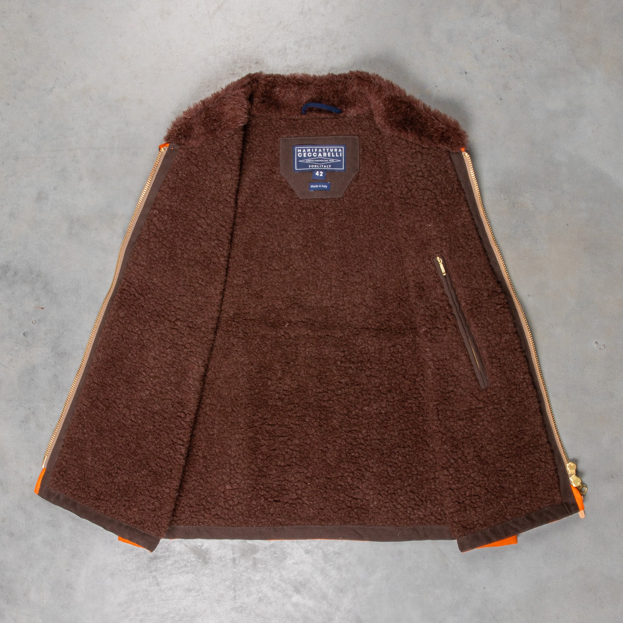 Manifattura Ceccarelli Mountain Vest Wax Orange
