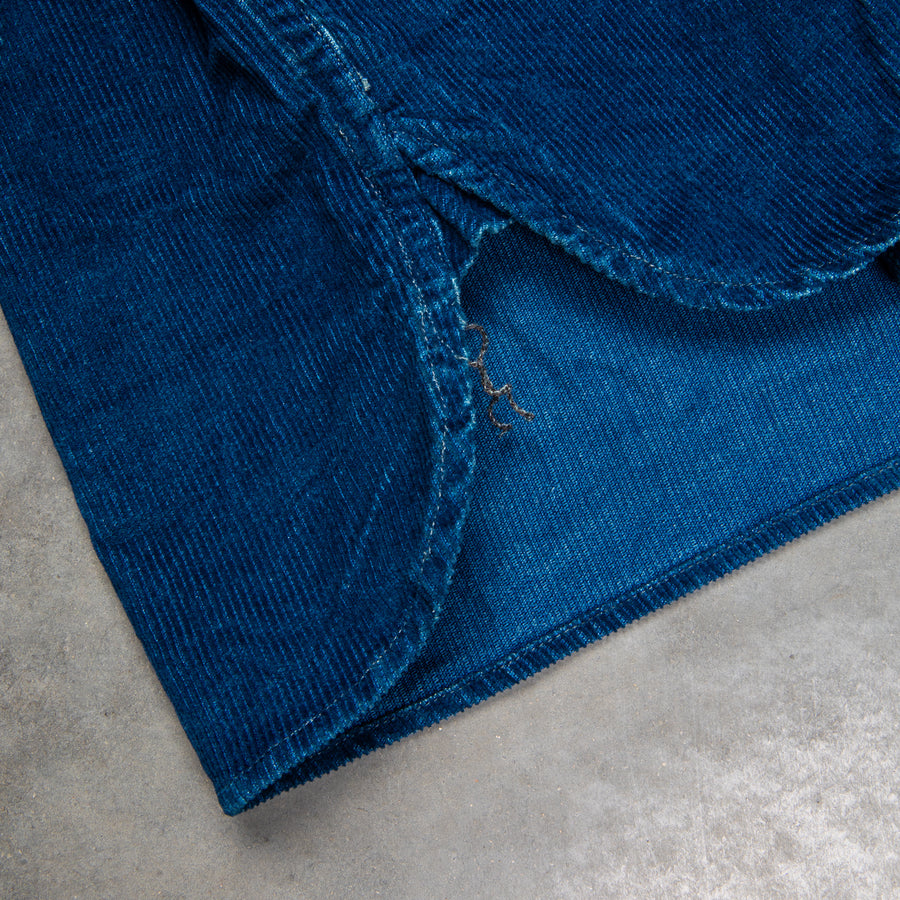 RRL Luke long sleeve  workshirt corduroy dark indigo