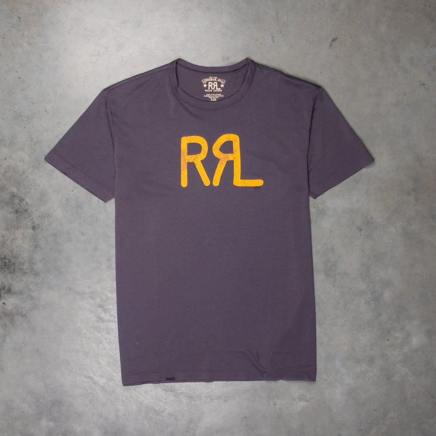 RRL Short Sleeve Logo T-shirt Navy