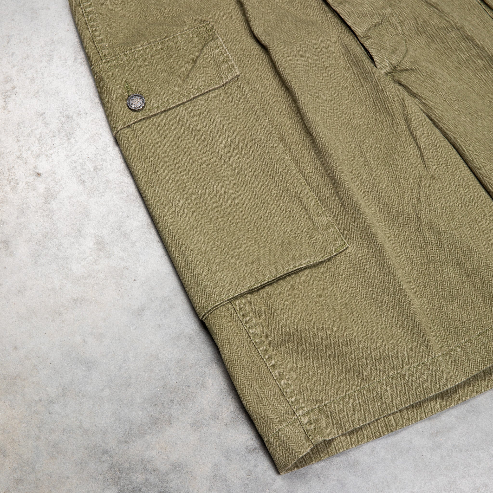Orslow U.S Army 2 pocket cargo shorts Army Green – Frans Boone Store