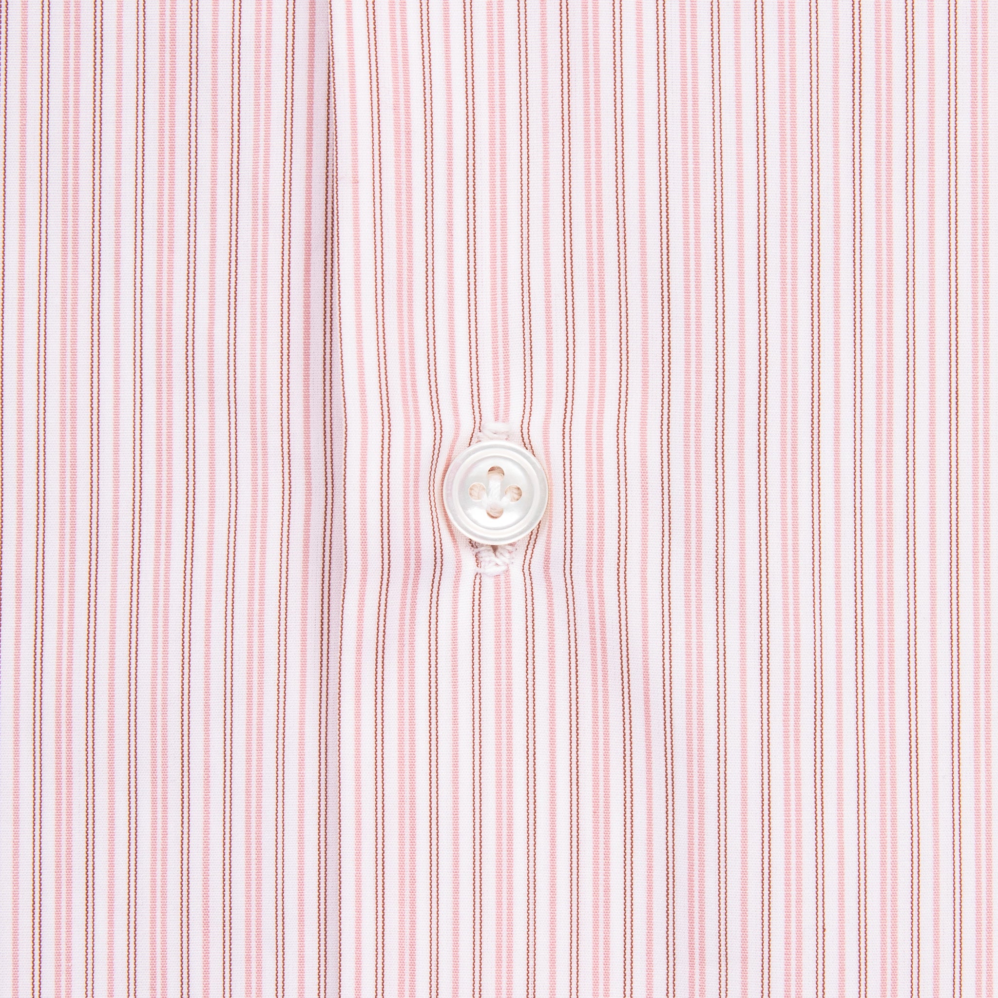 Finamore Napoli Collo Eduardo Double Stripe Burgundy Pink