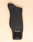 Pantherella Cashmere Waddington Socks Charcoal