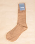 Frans Boone x Pantherella Waddington Cashmere Socks Camel