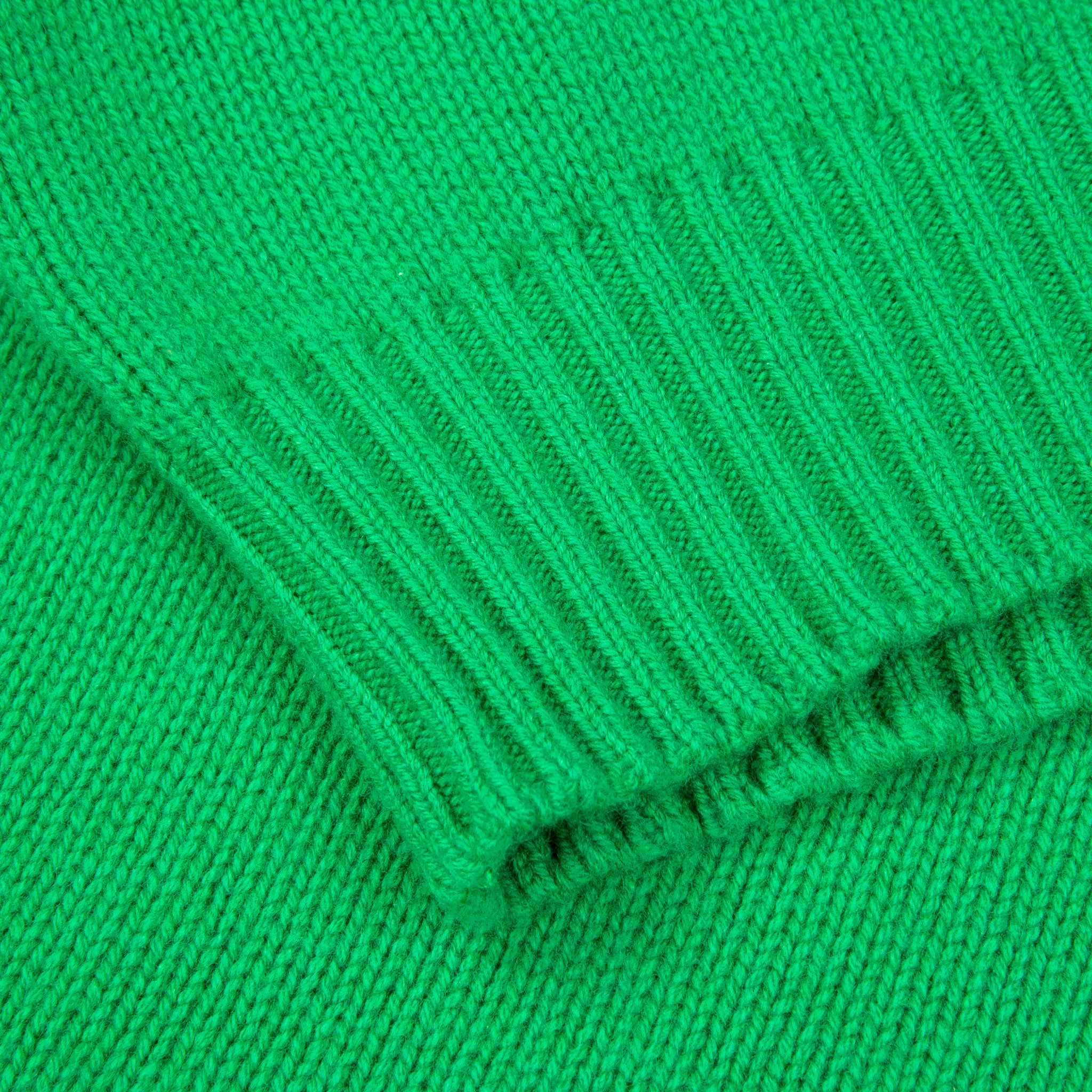 William Lockie x Frans Boone Inigo Baby Lambswool Crew Neck Green