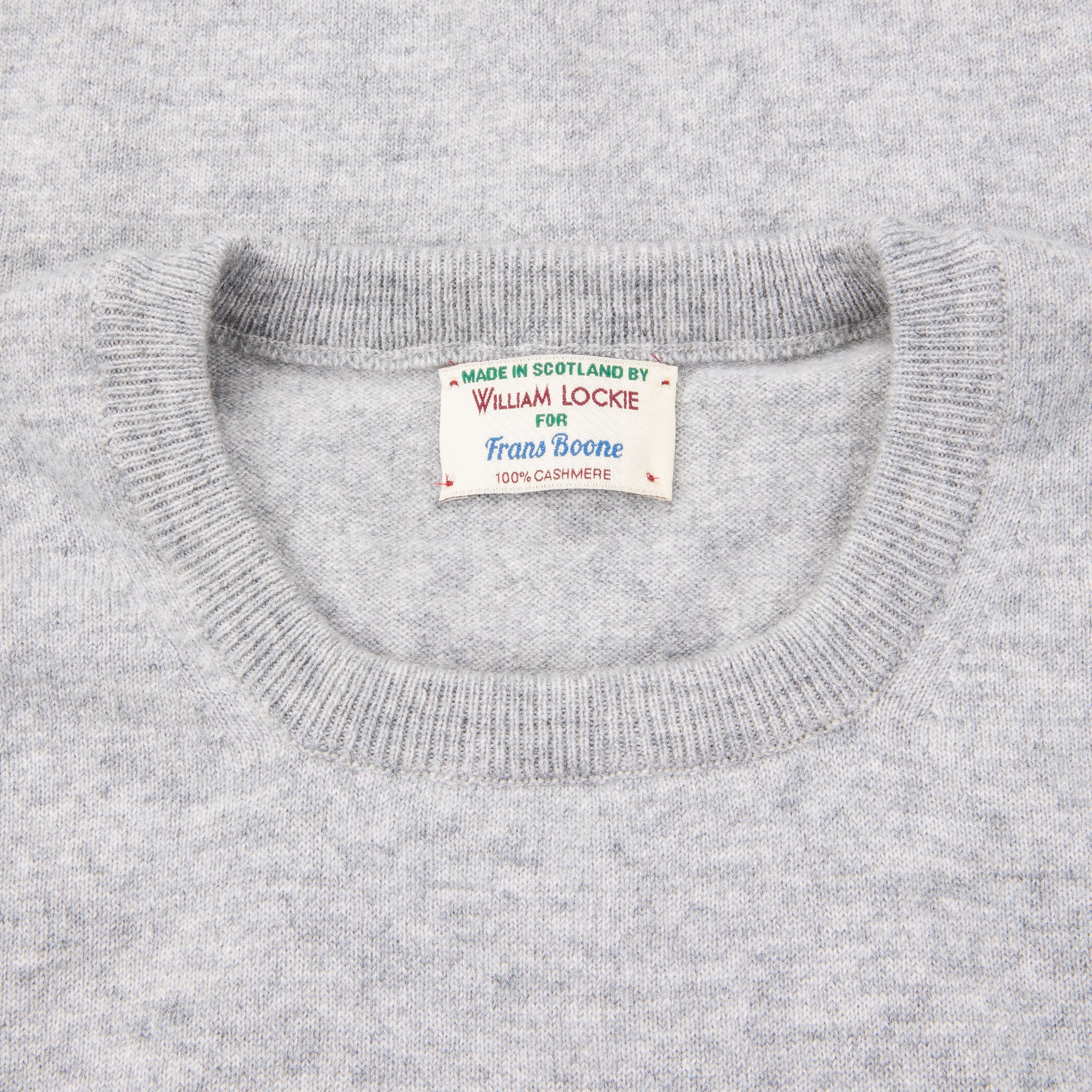 William Lockie Oxton Cashmere Crew Neck Brume