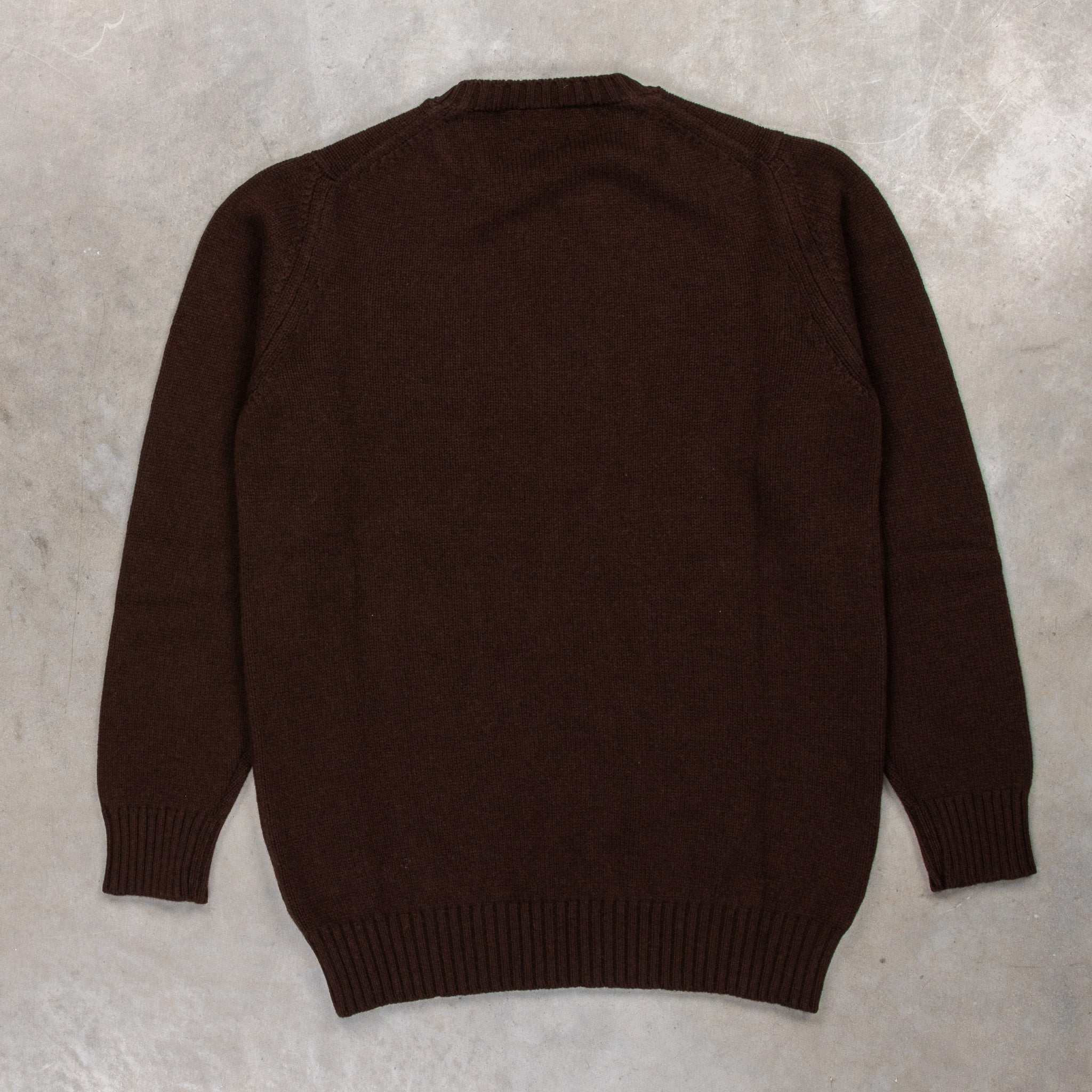 William Lockie x Frans Boone Inigo Baby Lambswool Crew Neck Caffe