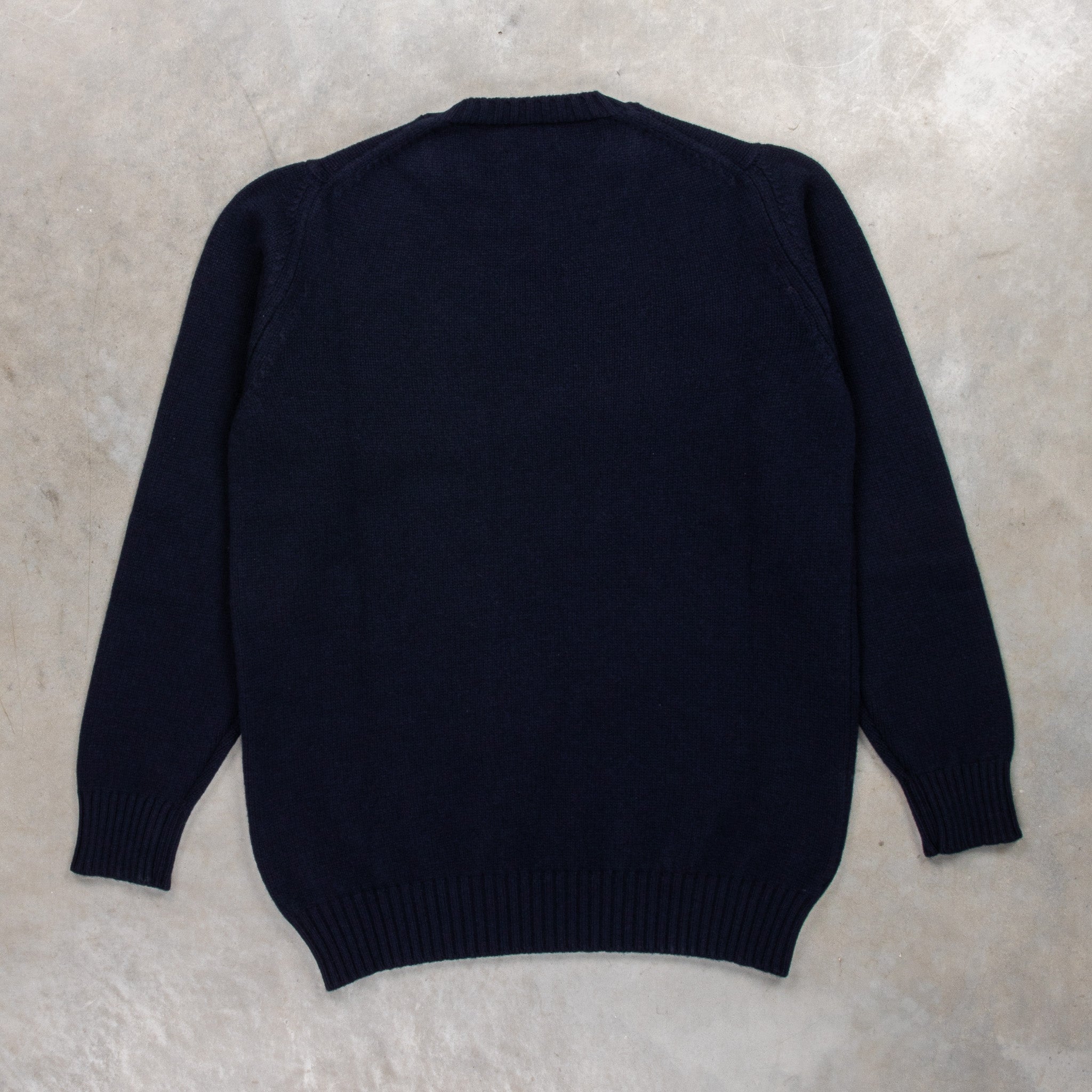 William Lockie x Frans Boone Inigo Baby Lambswool Crew Neck Marino