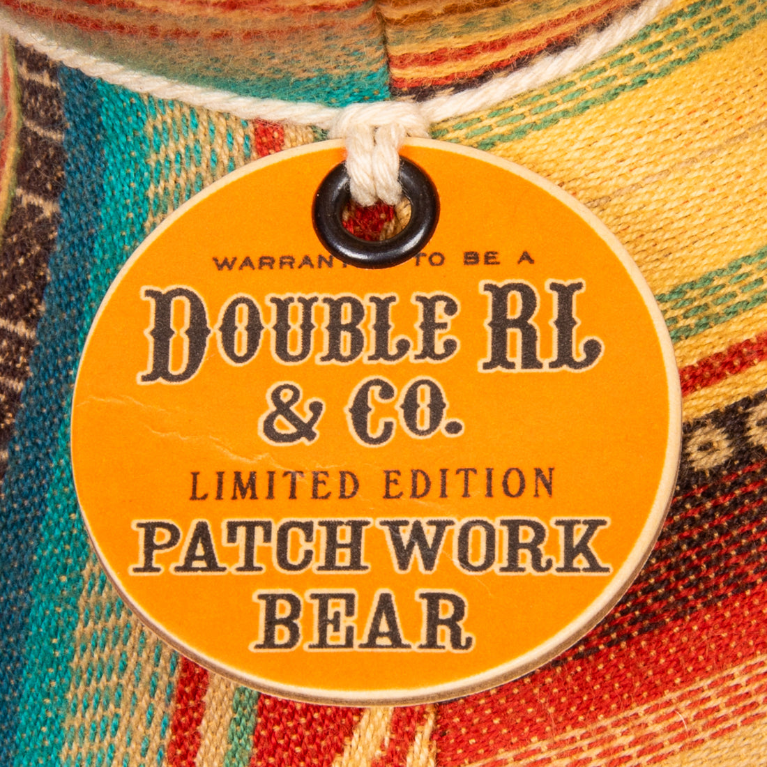 RRL Patchwork bear plush limited edition