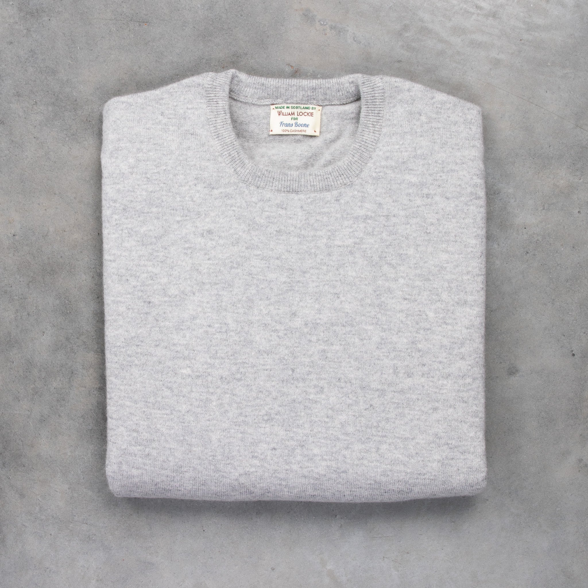William Lockie Oxton Cashmere Crew Neck Brume