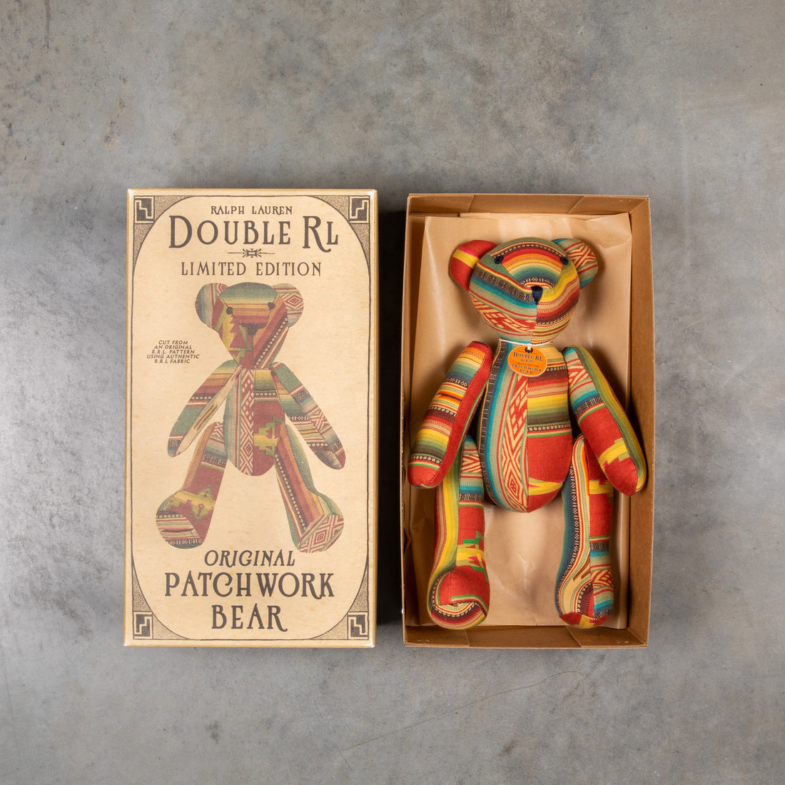 RRL Patchwork bear plush limited edition