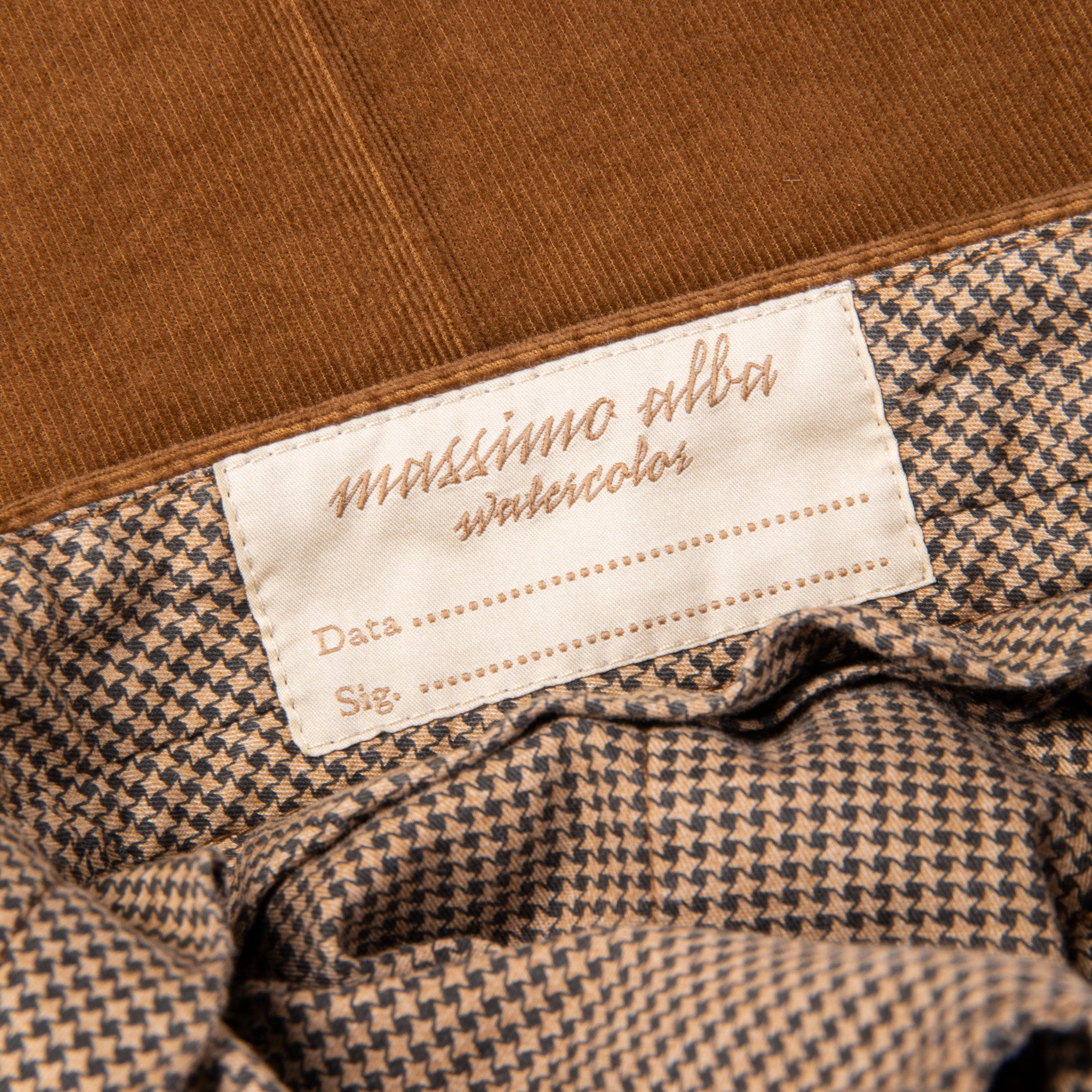 Massimo Alba Sloop Suit Cocco
