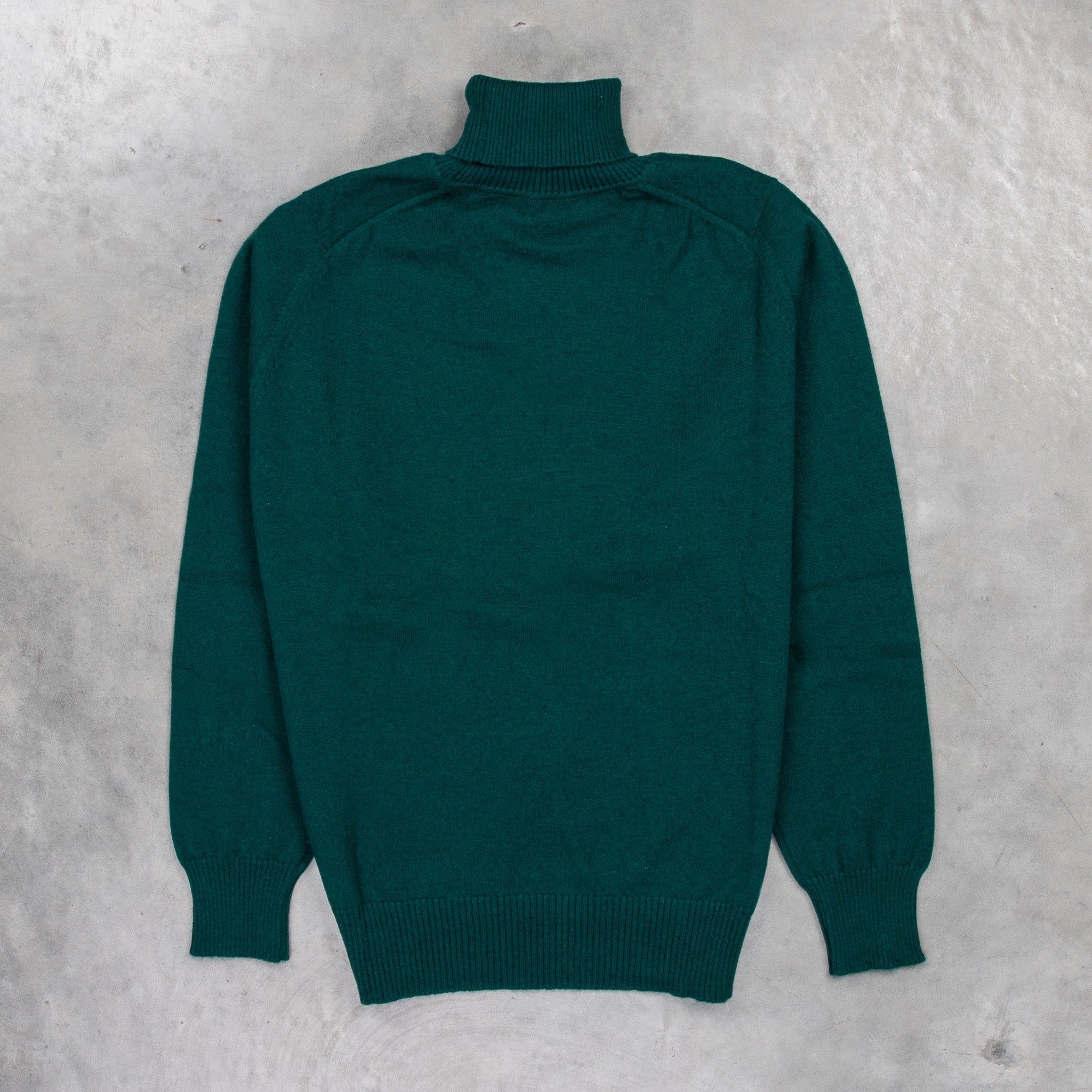William Lockie x Frans Boone Oxton Cashmere Dolcevita Tartan Green