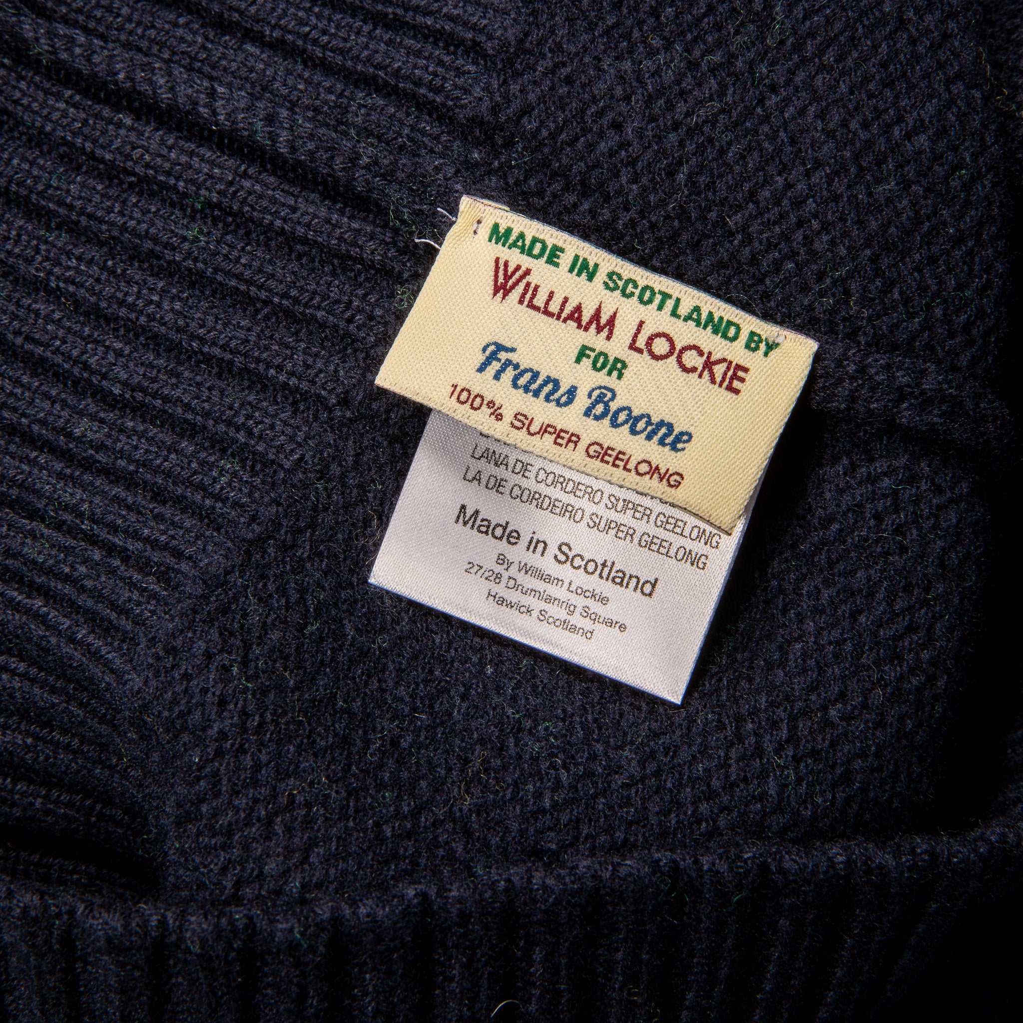 William Lockie x Frans Boone Inigo Baby Lambswool Roll Neck Marino