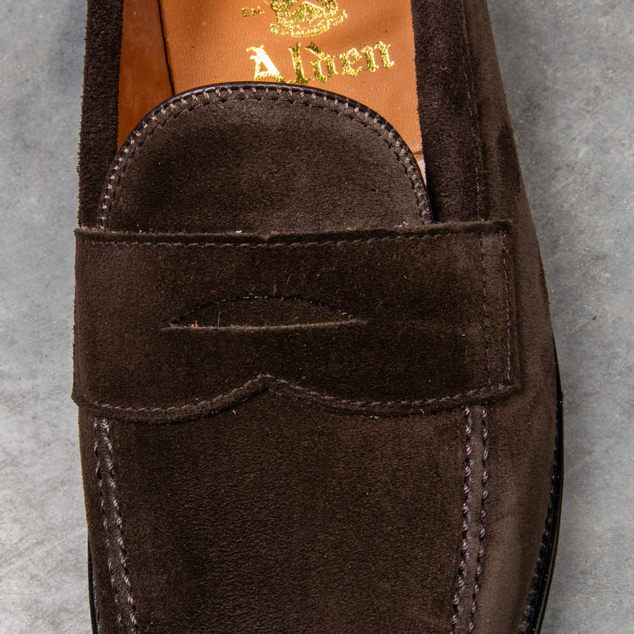 Alden Leisure loafer Chocolate suede